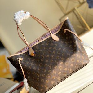 NWT🏵️🎀LouisVuitton 💖 NEVERFULL Monogram Canvas Bag PINK
